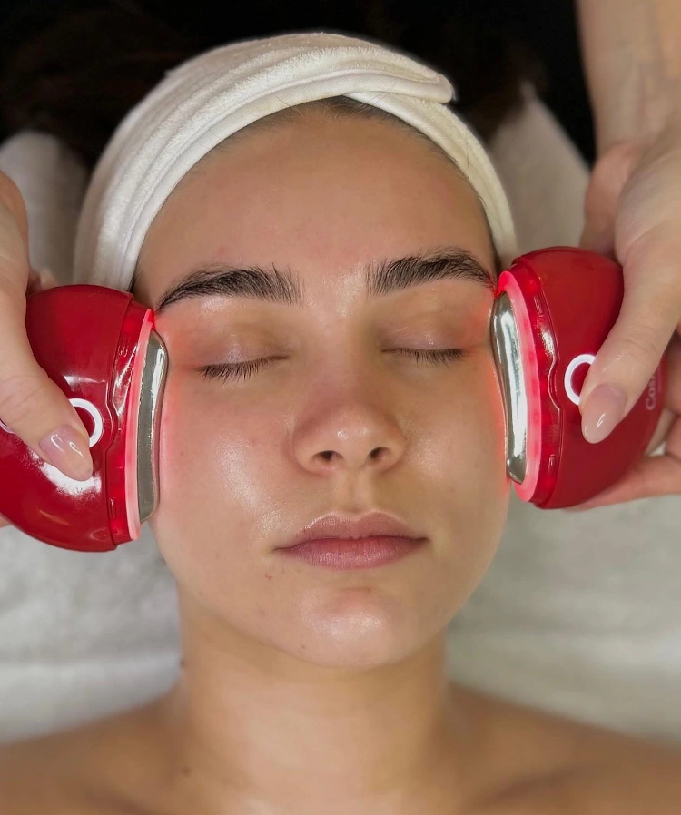 Professional facial treatment at Vershashi Beauty Lounge